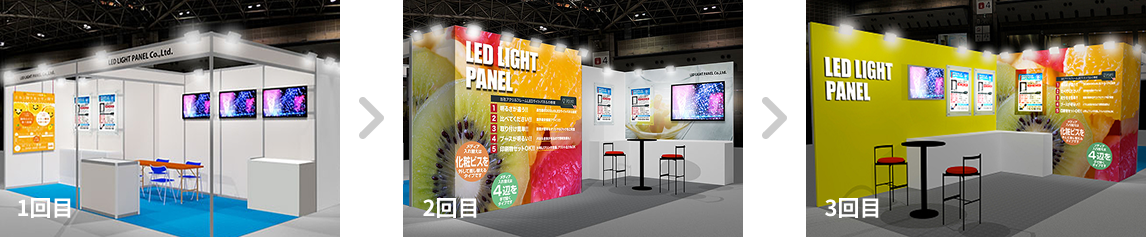 展示会ブースお預かりサービスEXHI-BOXをご利用のお客様特典